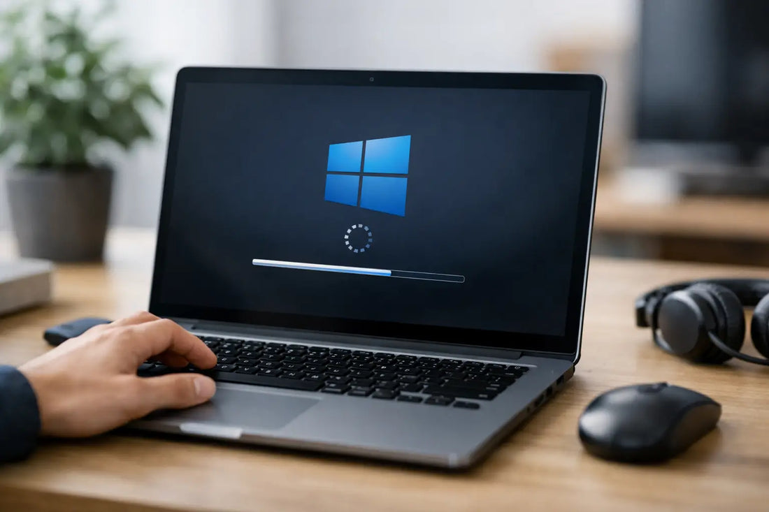 Instalare Windows pe laptop, fără erori la final