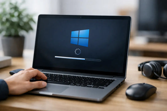 Instalare Windows pe laptop, fără erori la final