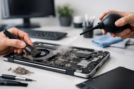 Curățare laptop de praf: când ai nevoie