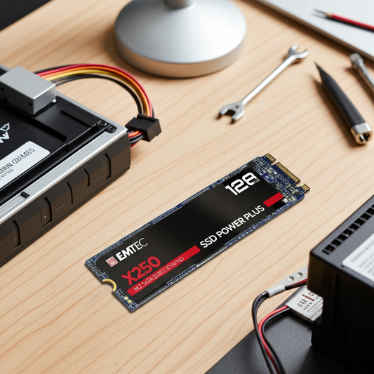 SSD Emtec X250, 128GB, SATA M.2 2280