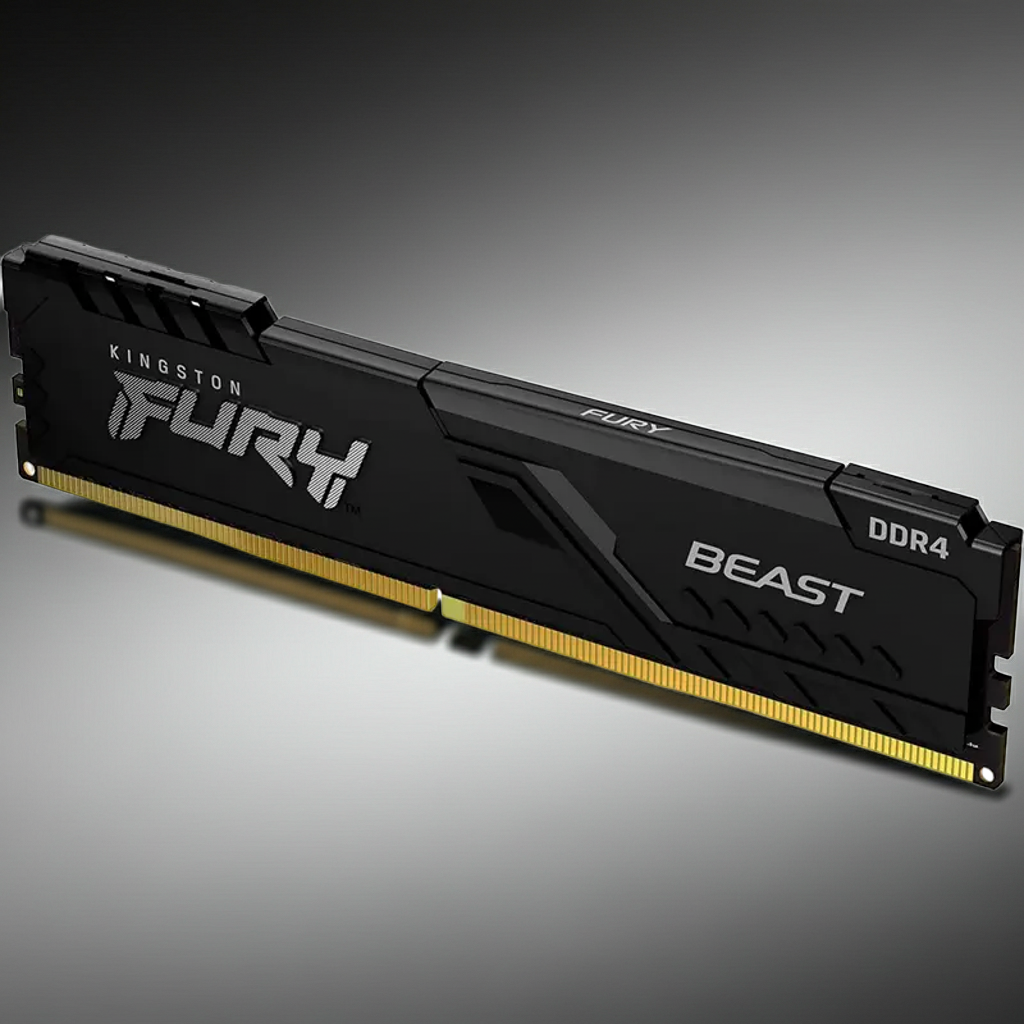 Memorie RAM Kingston FURY Beast, 16GB, DDR4, 3200MT/s