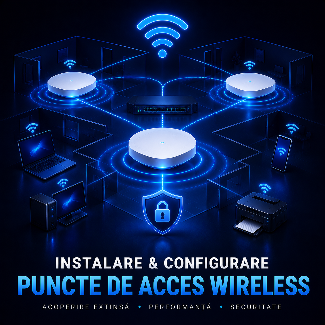Instalare/Configurare Puncte de acces Wireless
