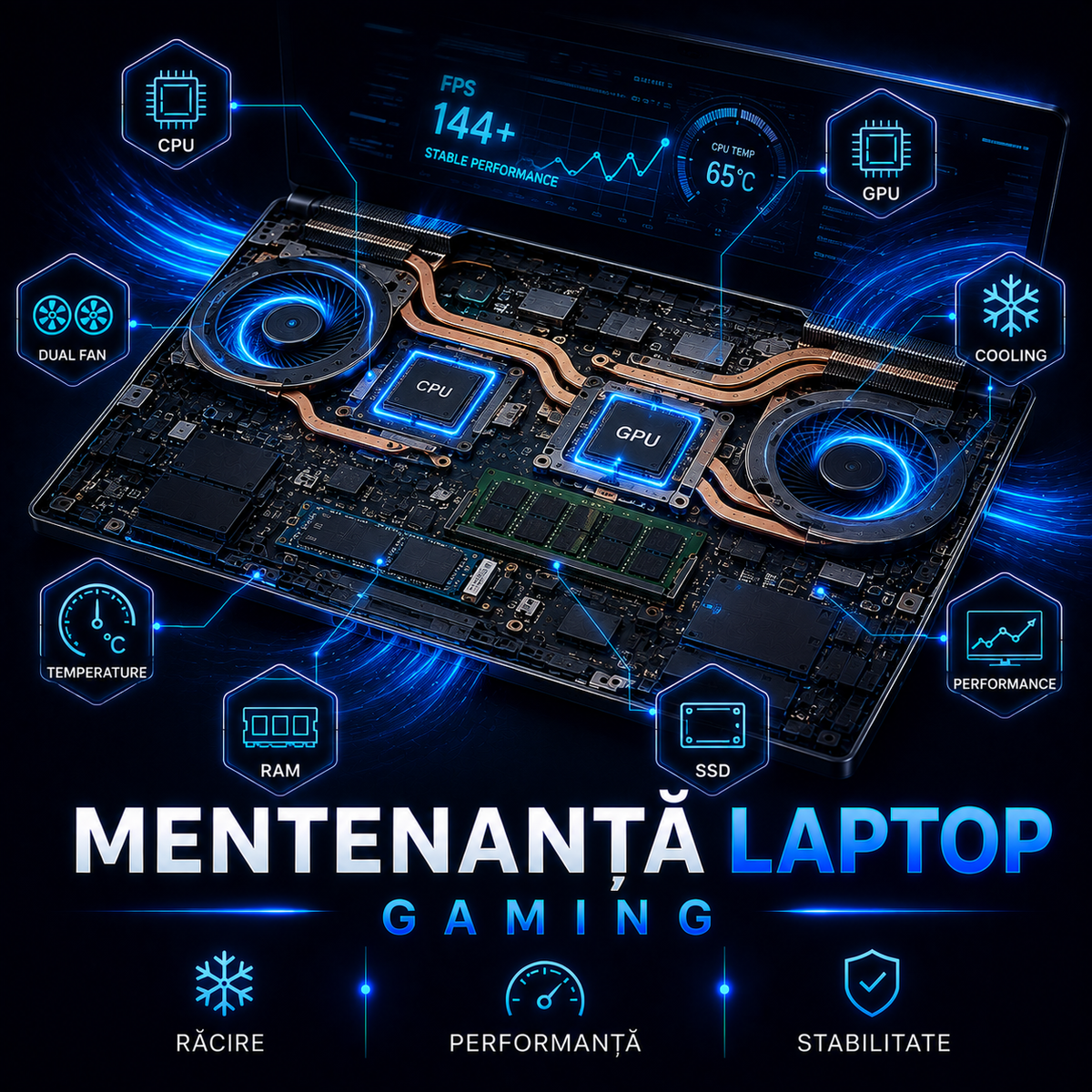 Revizie laptop