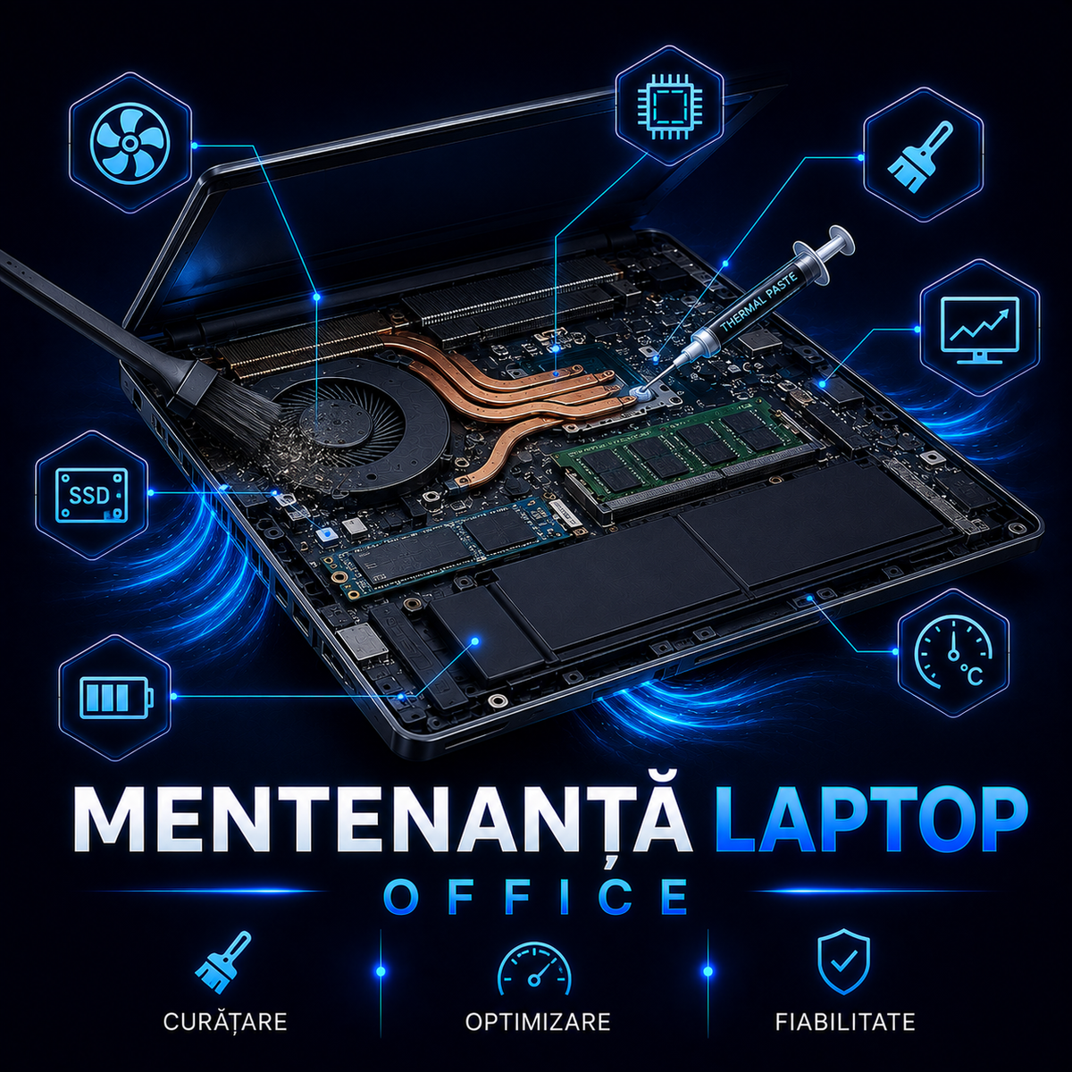Revizie laptop