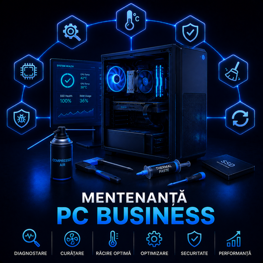 Mentenanță PC și laptopuri pentru firme — Baia Mare