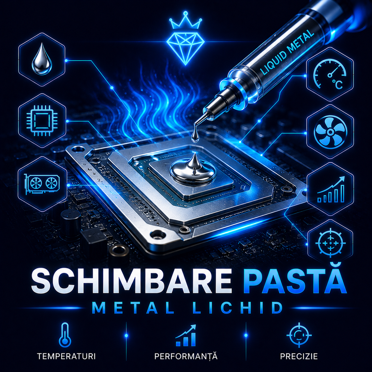 Schimbare pastă termoconductoare