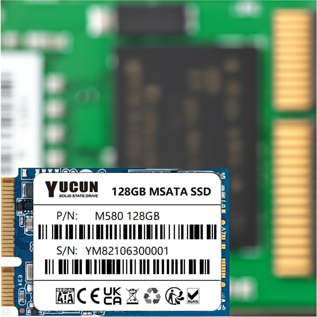 SSD Yucun, 128GB, mSATA