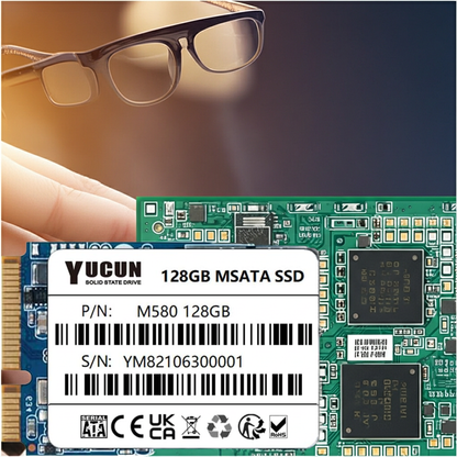 SSD Yucun, 128GB, mSATA